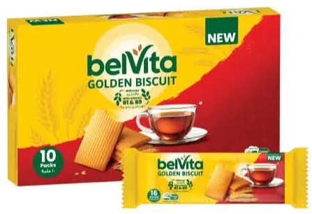 belVita بسكويت شاي ذهبي بالنخالة