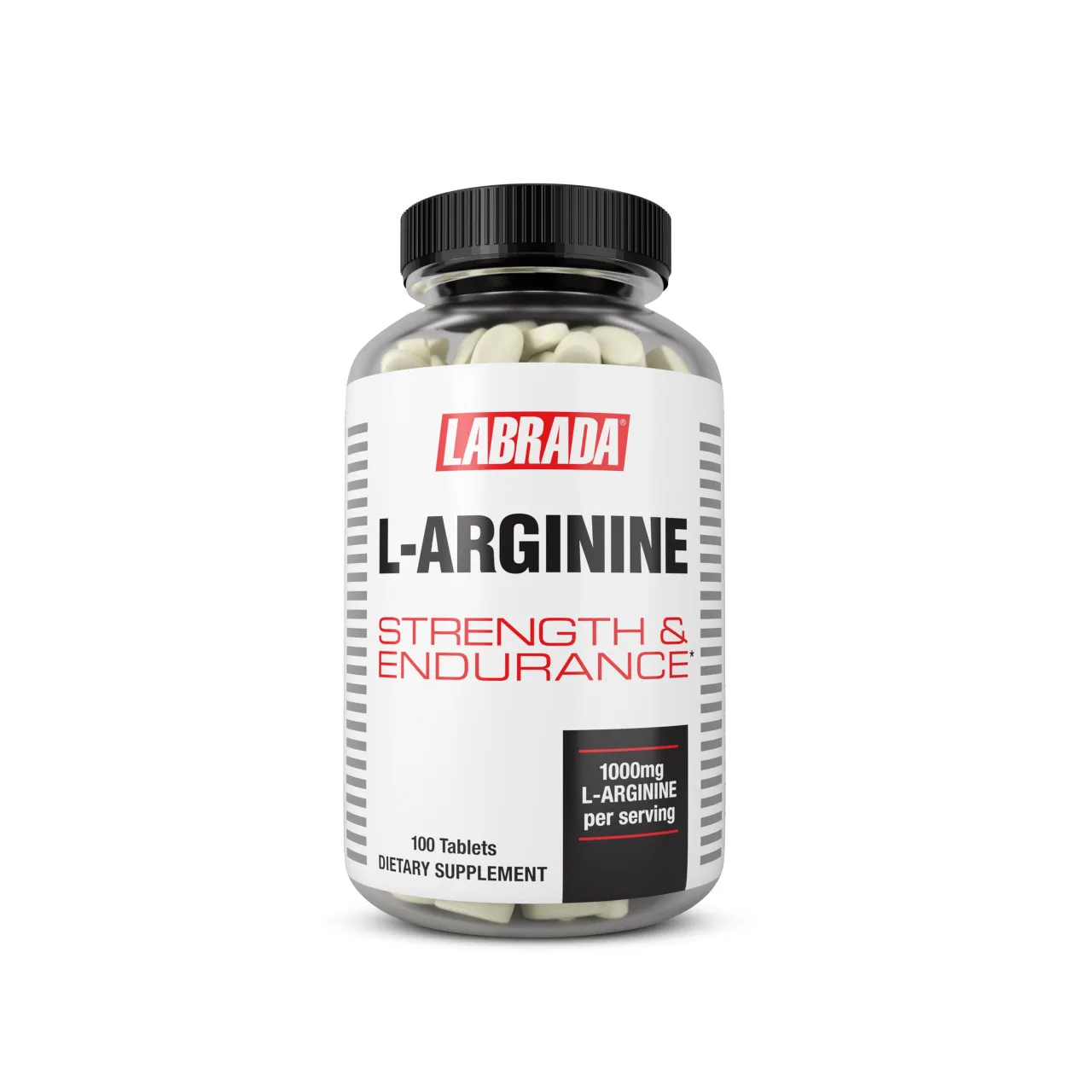 Labrada إل-أرجينين 100 قرص - 1000mg، للقوة والتحمل