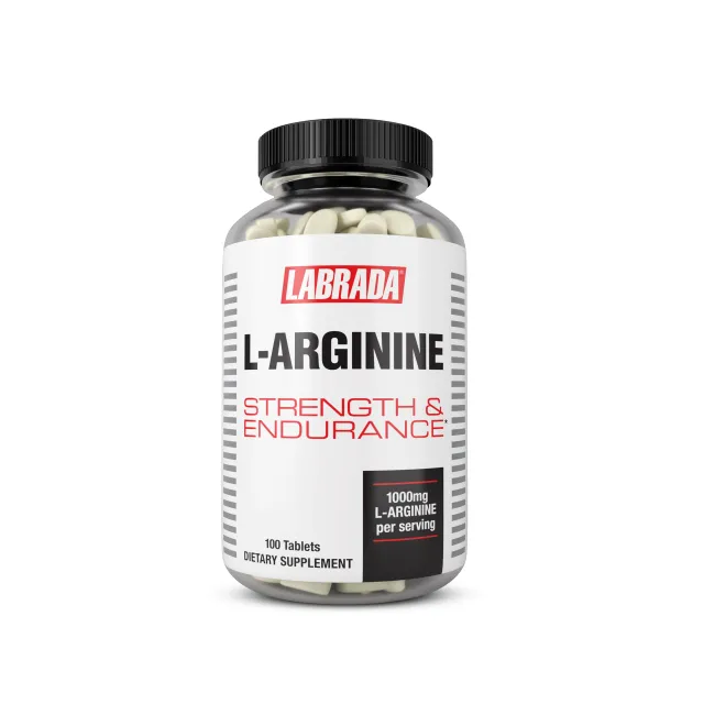 Labrada L-Arginine 100 Tablets - 1000mg, Strength and Endurance