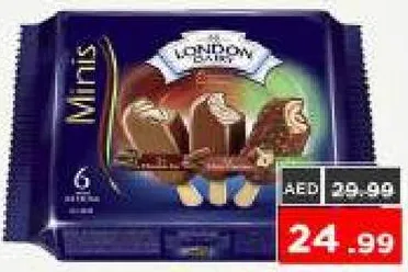 London Dairy Minis Almd+Crml+Berries / Minis Trio+Belgn+Hazel