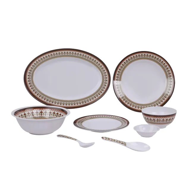 Henlee Melamine Dinner Set