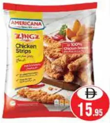 Americana chicken strips hot& spicy