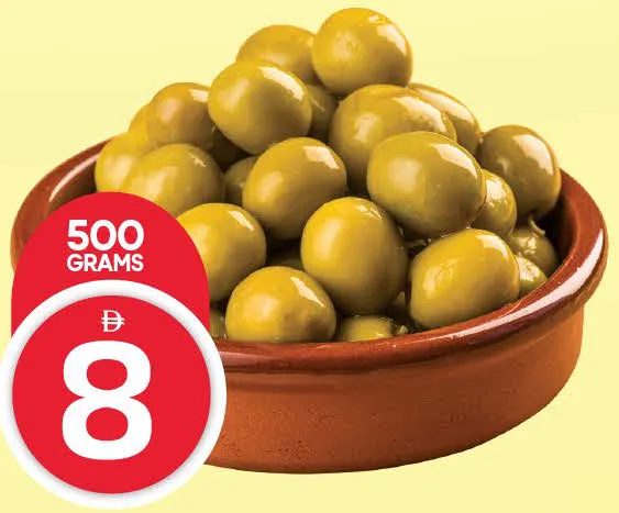 Spanish Whole Green Olives