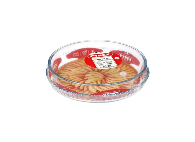 Pyrex Pastry Dish 2Pcs 26+28 cm