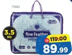 Fine Feather بطانية سادة 2 طبقة Ff5025