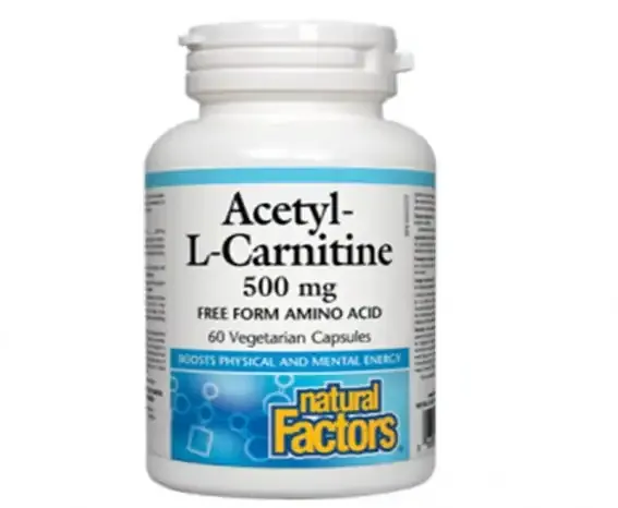 herbal essences Natural Factors Acetyl L-Carnitine 500Mg 60VEG Caps