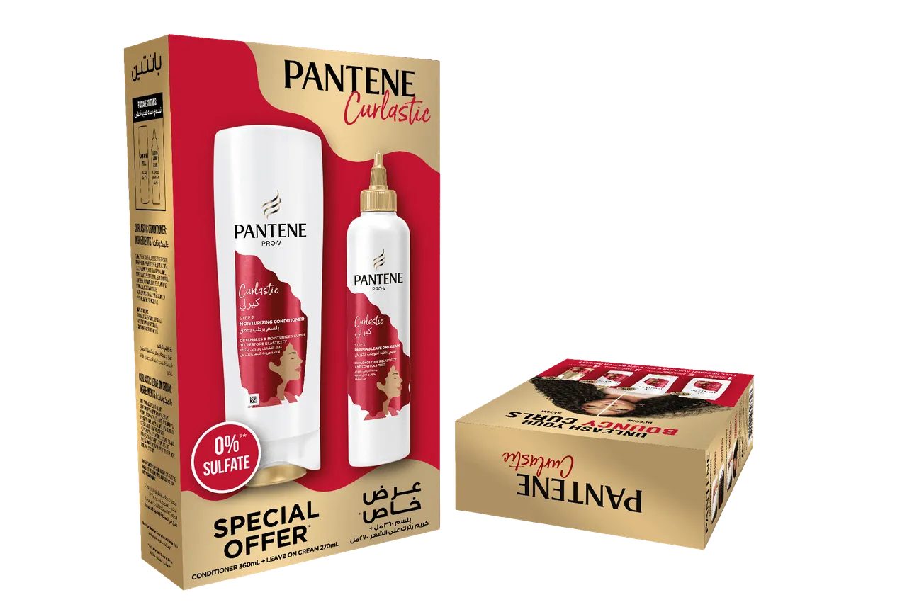 Pantene بلسم Pntne كيرلاستيك 360ml + ليف إن