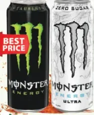 Monster مشروب الطاقة ريد بول