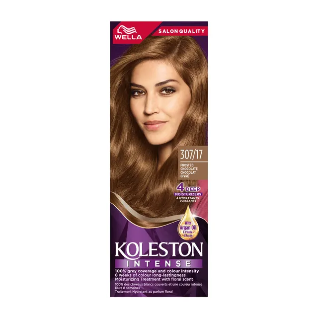 Wella Intense 307/17 Frosted Chocolate Hair Color Kit 1 pkt