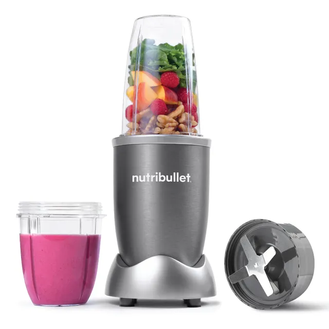 Nutribullet Multi-Function High Speed Blender, 600 W, 3 Piece Accessories, Gray, NBR-0612