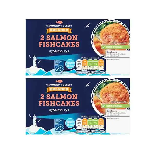 Sainsbury's Salmon Fishcakes 2 Fishcakes