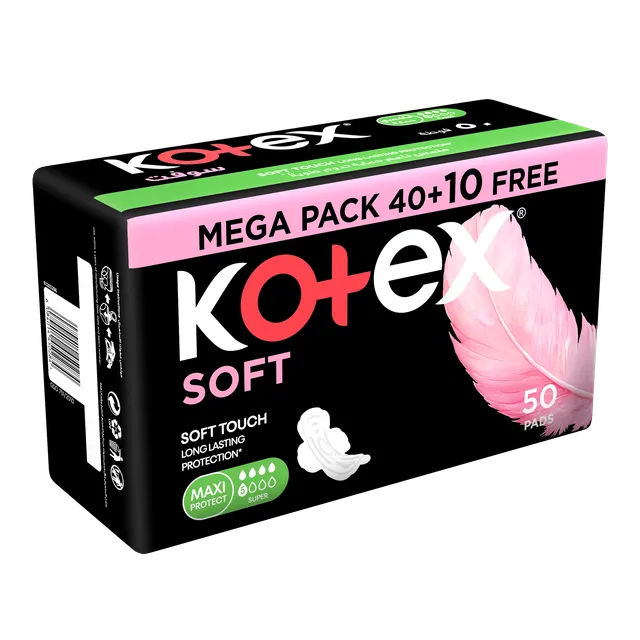 Kotex Maxi Protect Soft Touch Super - 50's