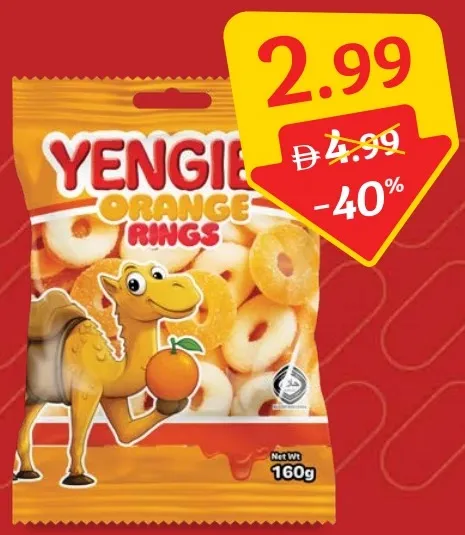 Yengies Jelly Orange Rings