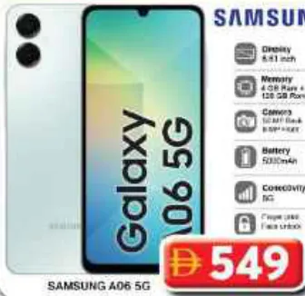 Samsung A06 4 GB Ram 128 GB Rom