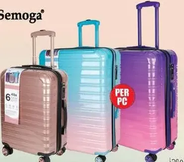 Semoga حقيبة ترولي قابلة للتوسعة من Abs + Pc