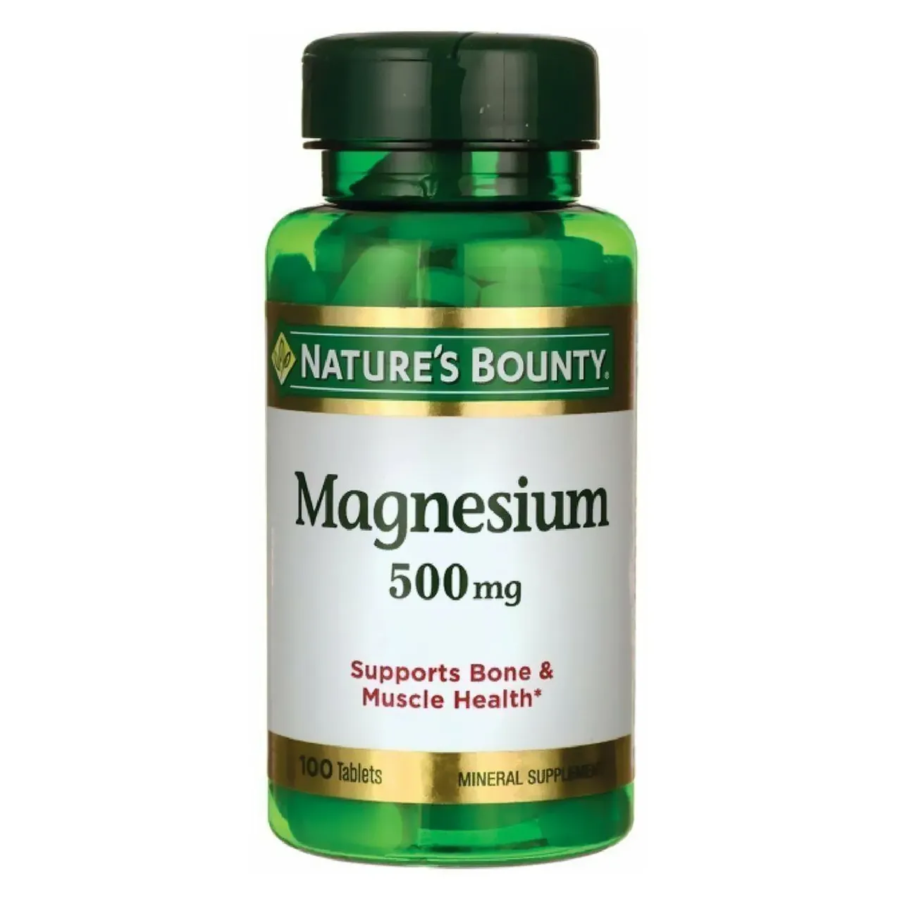 natures bounty مغنيسيوم Nature's Bounty 500mg مكمل معدني 100 قرص
