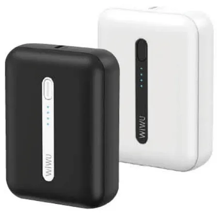 WiWU باور بانك صغير محمول 10000mAh متنوع