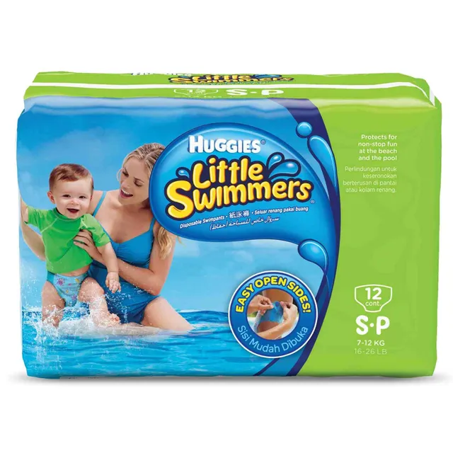 Huggies Little Swimmers Disposable Swim Pants Small/Petite 7- 12 Pants