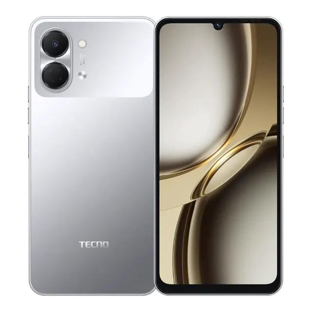 Tecno KN3 Spark Go3 4G Smartphone, 4 GB RAM, 64 GB Storage, Titanium Grey
