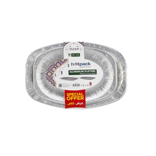 Hotpack Hot Pack Alumunium Trays - 10's