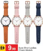 Sure Shot Ladies Chain Watch