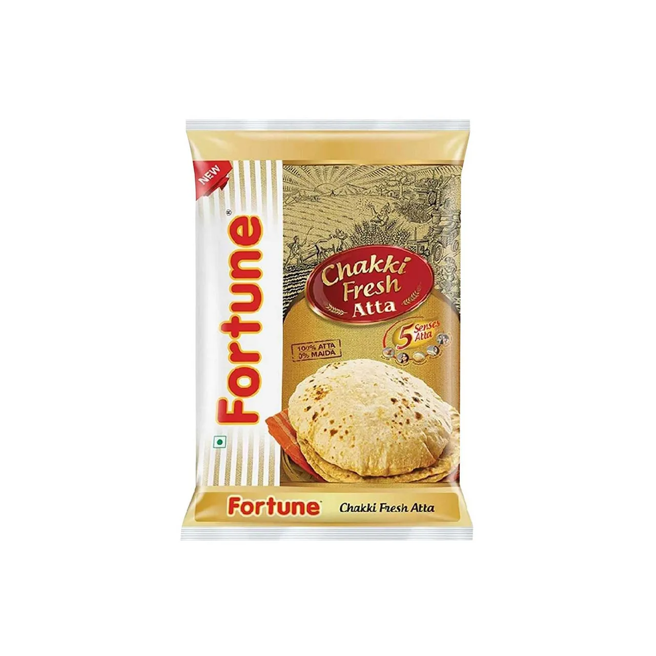 Fortune دقيق تشاكي طازج كيس بلاستيك