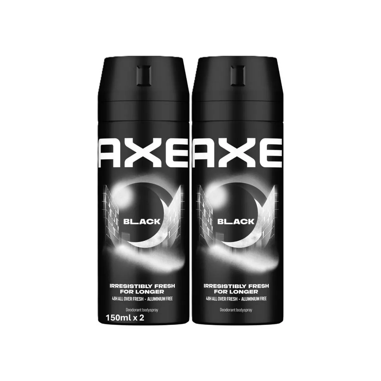 Axe بخاخ مزيل عرق للجسم للرجال Black برائحة الكمثرى المثلجة وخشب الأرز عبوة اقتصادية