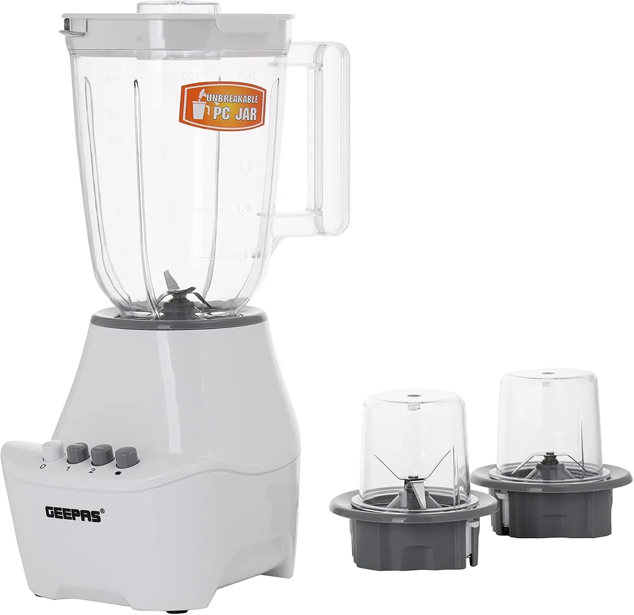 Geepas خلاط 3in1 بقدرة 400w-gsb6104n
