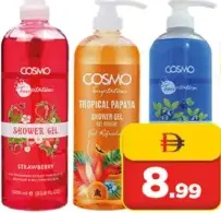 Cosmo Showergel Assorted