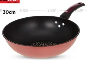 Delcasa Carbon Steel Wok Pan