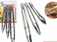 Stainless Steel Kitchen Food Tongs Set