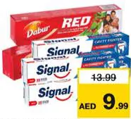 Signal / Dabur Tooth Paste Cavity Fighter / Red