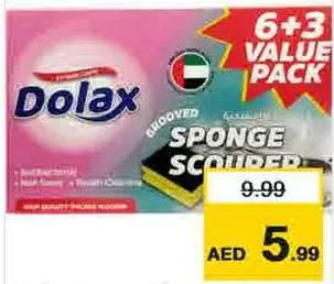 Dolax Grooved Sponge Scourer