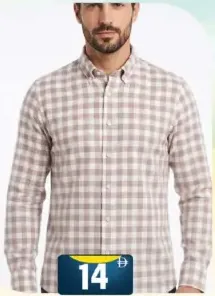 Fass Bruchel Mrn Check Shirt F/S