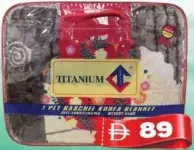 Titanium 2In1 Bonded Blnkt