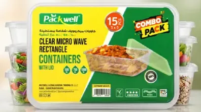 Packwell MicroWave Container With Lid
