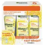 Garnier SkinActive fast fairness Vitamin C face wash + day cream + night cream