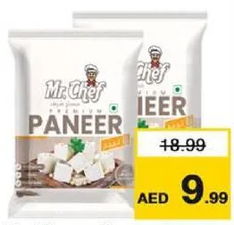 Mr.Chef Frozen Paneer Cubes