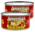 American تونة لحم خفيف صلبة