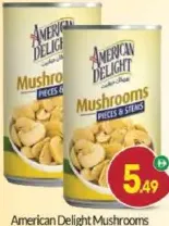 American Delight مشروم قطع وسيقان كاليفورنيا جاردن