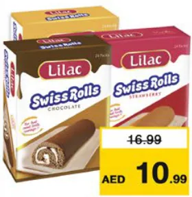 Lilac Swiss Roll Strawberry/Vanilla/Chocolate
