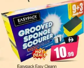 Easypack عبوة عائلية إسفنج سهل التنظيف مع سلك مجعد