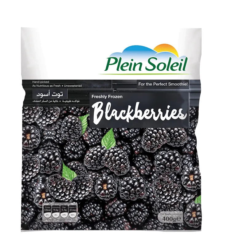 Plein Soleil توت أسود مجمد طازج