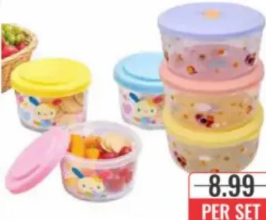 Plastic Round Storage Containers