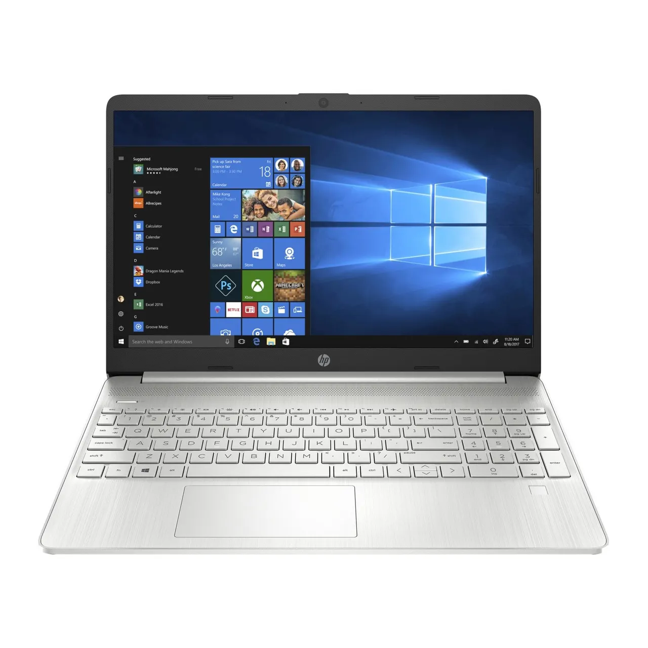 HP لابتوب 15s-fq2004ne، Windows 11 Home، مقاس 15.6 بوصة، Intel Core i5-1135G7، رام 8GB، تخزين 512GB SSD، FHD، فضي Natural silver [302D2EA]
