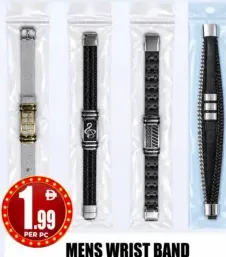Mens Wrist Band