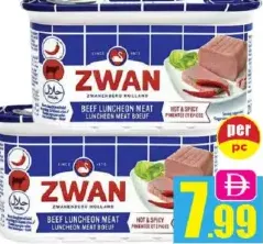 Zwan Luncheon Meat Beef