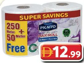 Picasso Maxi Roll 1 Ply