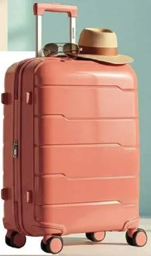 PP 4Wheel Hard Trolley Assorted