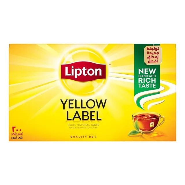 Lipton Yellow Label Tea - 200 Tea Bags
